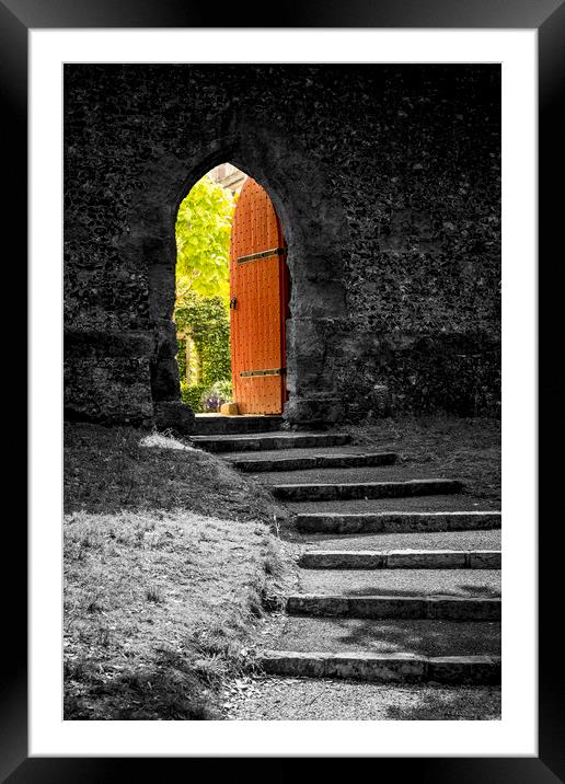 A Doorway to Serenity Framed Mounted Print by Malcolm McHugh