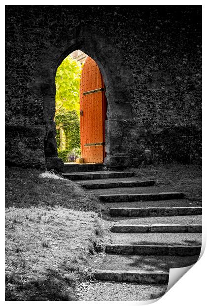 A Doorway to Serenity Print by Malcolm McHugh