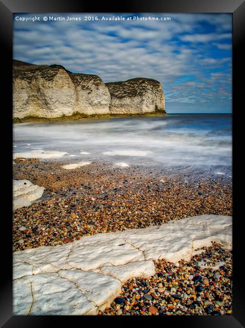 The Chalk Headland of Flamborough Framed Print by K7 Photography