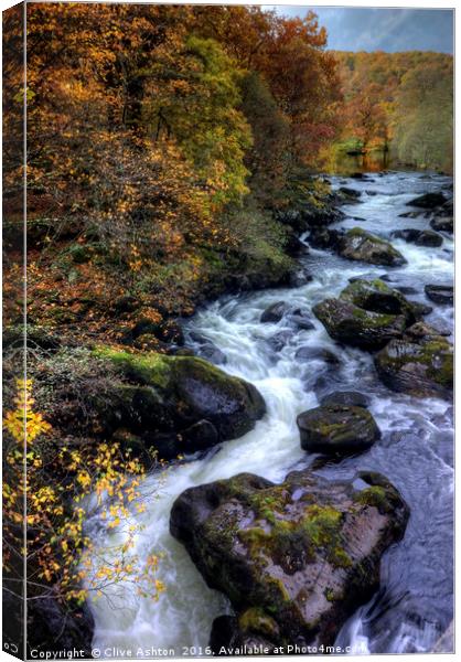 Heart of Snowdonia Canvas Print by Clive Ashton