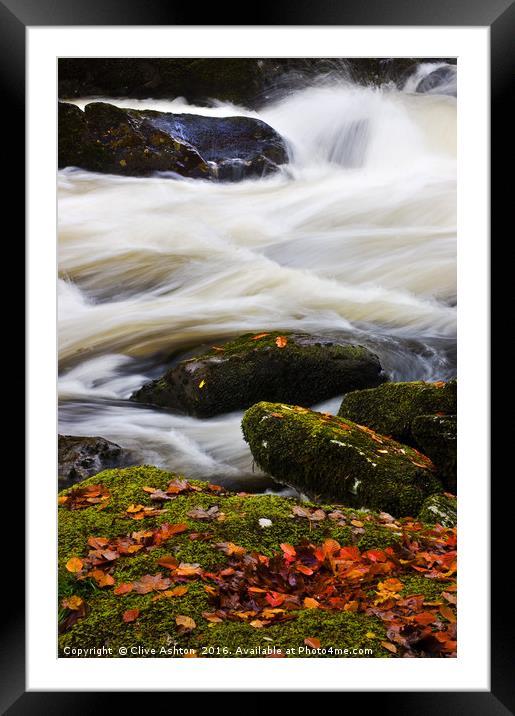 Water and Fire Framed Mounted Print by Clive Ashton