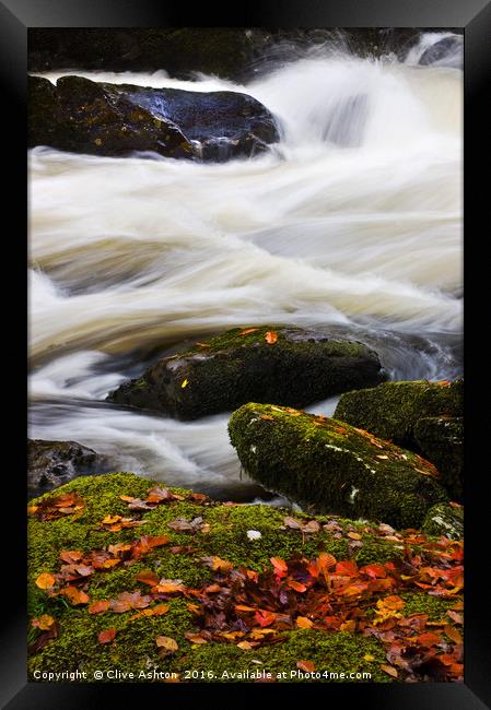 Water and Fire Framed Print by Clive Ashton
