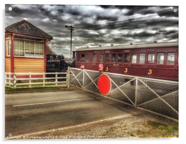 Wittersham Train Station Acrylic by Framemeplease UK