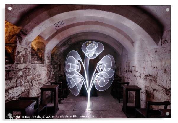 Light Tree in the Crypt Acrylic by Ray Pritchard
