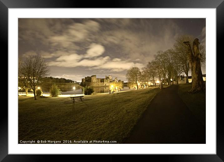 Midnight At The Castle Framed Mounted Print by Bob Morgans