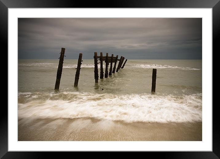Twisted Seas Framed Mounted Print by Simon Wrigglesworth