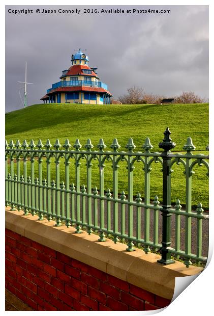 The Mount Pavilion, Fleetwood Print by Jason Connolly