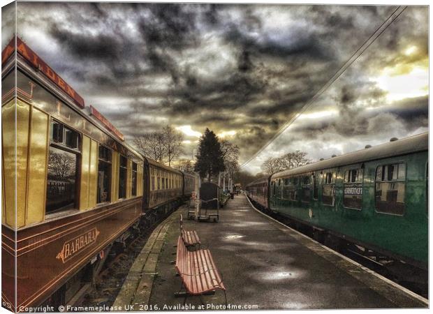 Tenterden TownTrain Station Canvas Print by Framemeplease UK