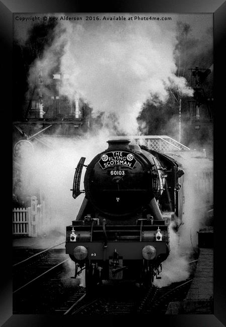 The Flying Scotsman Framed Print by Kev Alderson