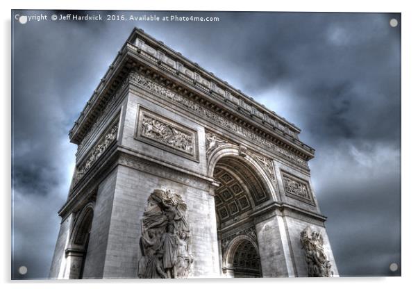 Arc de Triomphe Acrylic by Jeff Hardwick