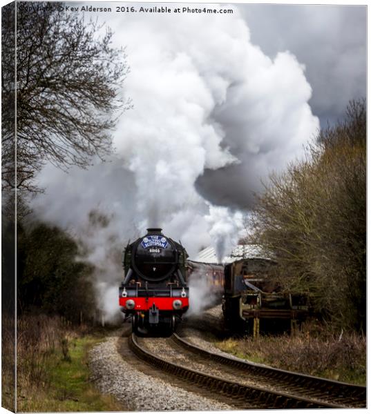 The Flying Scotsman Canvas Print by Kev Alderson