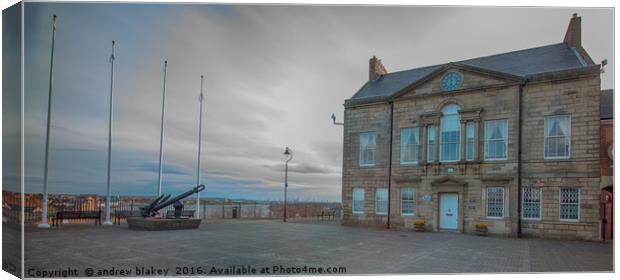 North Shields Maritime Chambers Canvas Print by andrew blakey