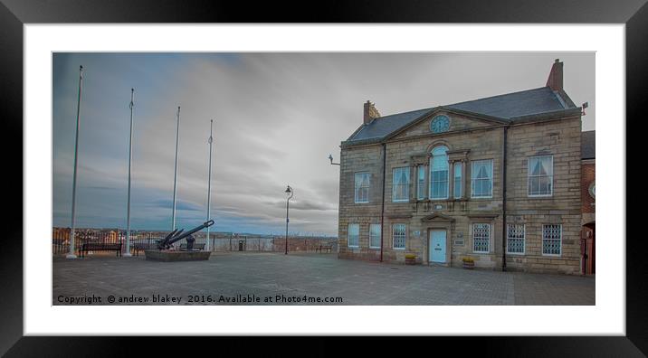North Shields Maritime Chambers Framed Mounted Print by andrew blakey