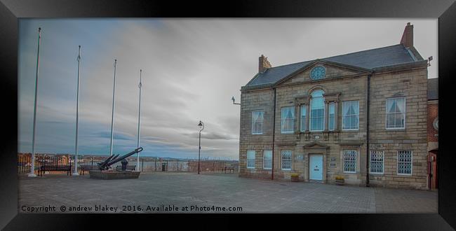 North Shields Maritime Chambers Framed Print by andrew blakey