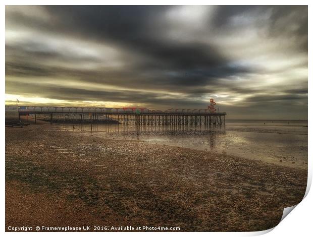 Herne Bay pier  Print by Framemeplease UK