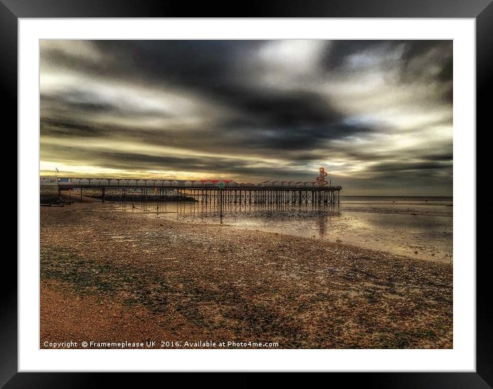 Herne Bay Pier Framed Mounted Print by Framemeplease UK