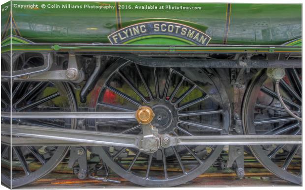 The Return Of The Flying Scotsman 1 Canvas Print by Colin Williams Photography