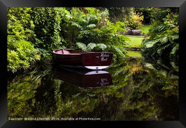 Helen's Boat Framed Print by David Chennell
