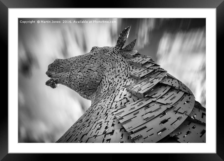 The Kelpies - Gateway to Scotland Framed Mounted Print by K7 Photography