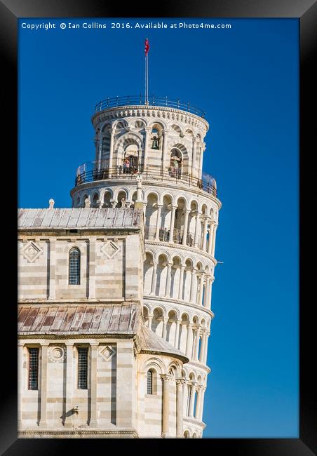 Leaning Tower, Pisa Framed Print by Ian Collins