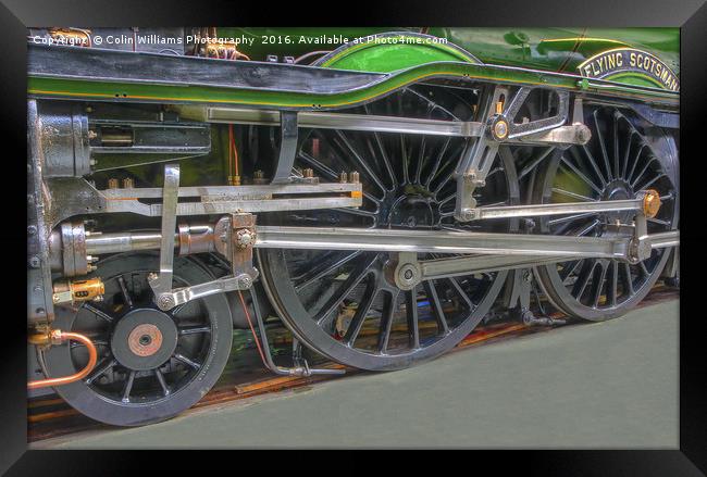 The Return Of The Flying Scotsman 2 Framed Print by Colin Williams Photography
