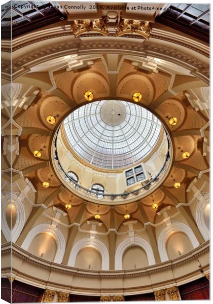 Winter Gardens Dome Canvas Print by Jason Connolly
