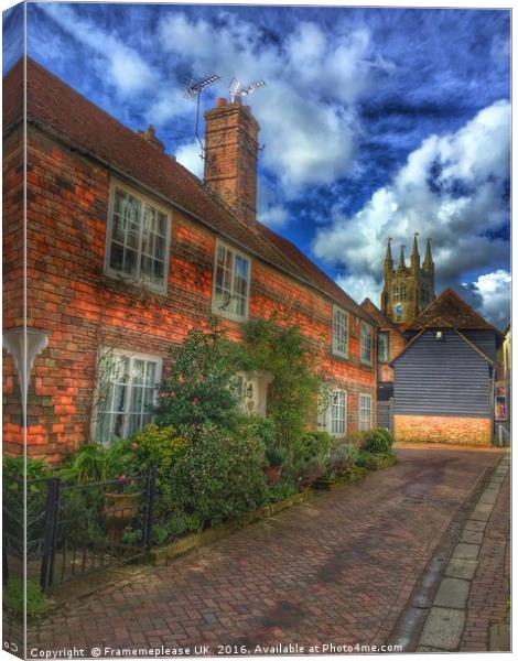 St Mildred Tenterden Town Canvas Print by Framemeplease UK