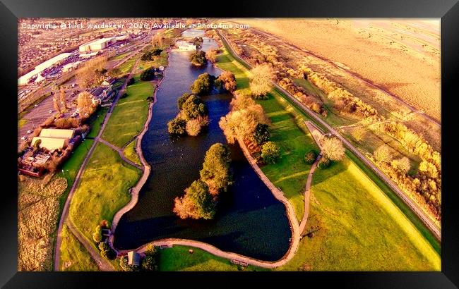 Cleethorpes Boating Lake Framed Print by Nick Wardekker