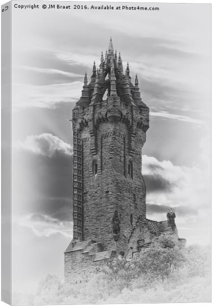 Wallace Monument Canvas Print by Jane Braat
