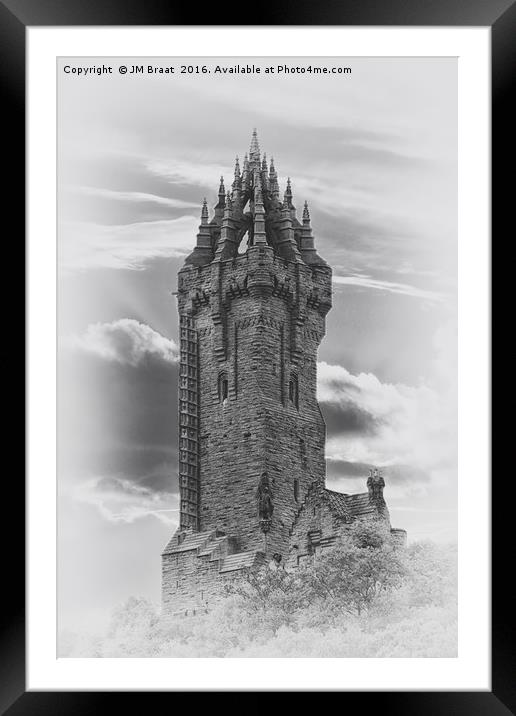 Wallace Monument Framed Mounted Print by Jane Braat