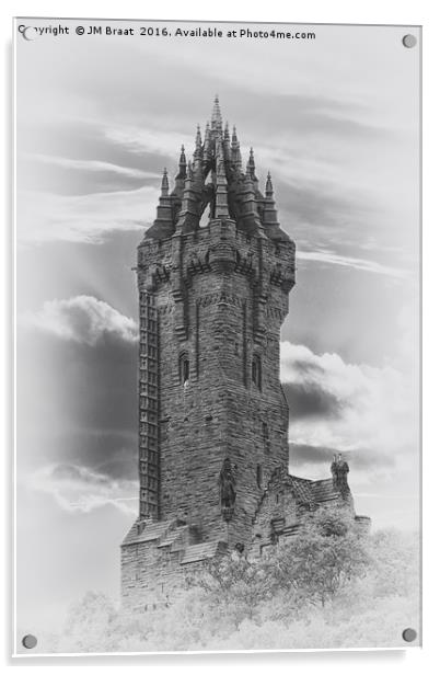 Wallace Monument Acrylic by Jane Braat