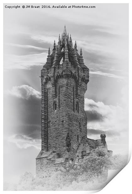Wallace Monument Print by Jane Braat