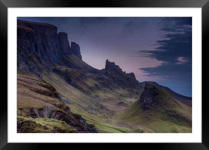The Quiraing 2 Framed Mounted Print by Paul Andrews