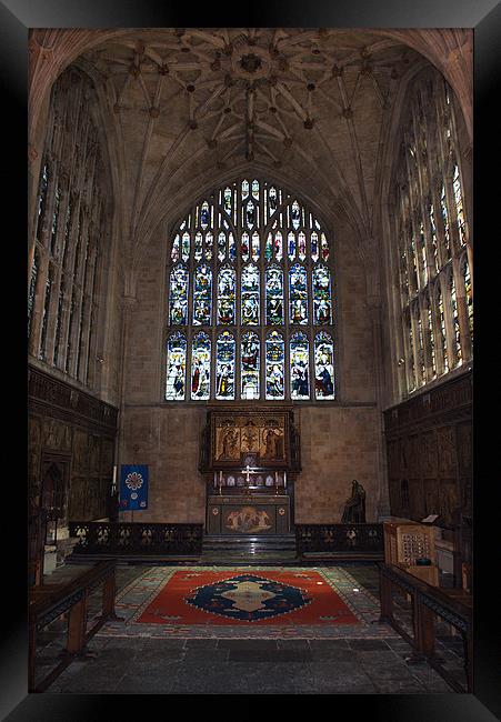 Winchester Cathedral Lady Chapel Framed Print by Chris Day