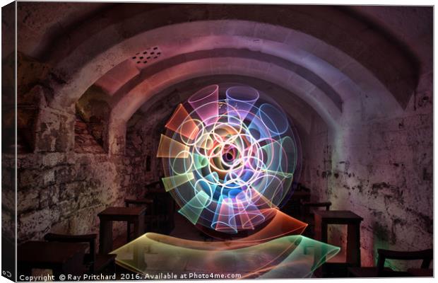 Light in the Crypt Canvas Print by Ray Pritchard