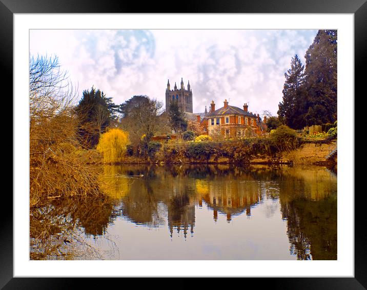 hereford Framed Mounted Print by paul ratcliffe