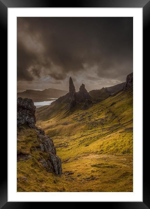 The Old Man of Storr 3 Framed Mounted Print by Paul Andrews