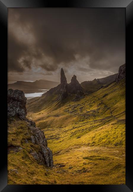 The Old Man of Storr 3 Framed Print by Paul Andrews