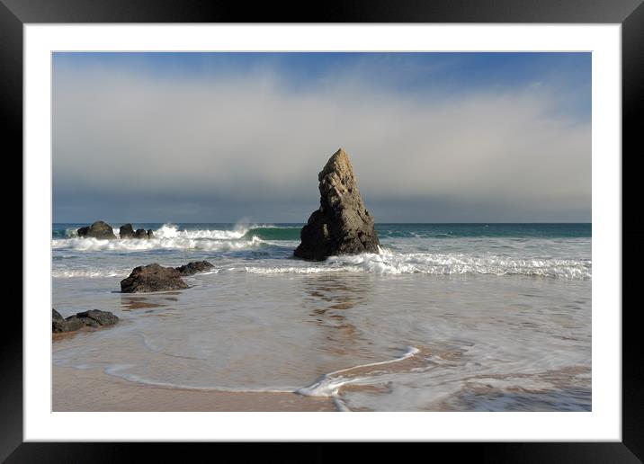 Incoming Tide on Sango Bay Framed Mounted Print by Maria Gaellman