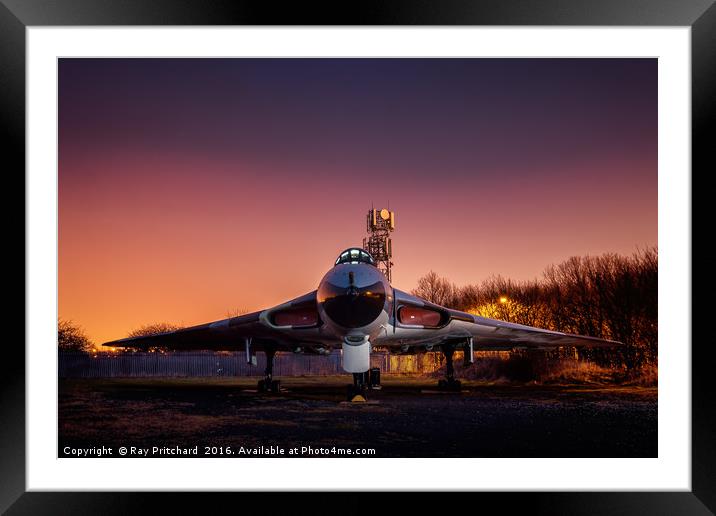 Vulcan Bomber XL319 Framed Mounted Print by Ray Pritchard