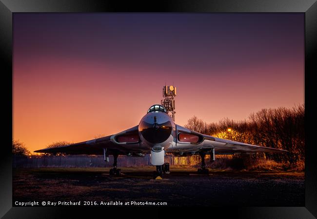 Vulcan Bomber XL319 Framed Print by Ray Pritchard