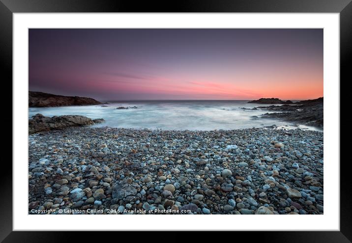 Limeslade Bay South Wales Framed Mounted Print by Leighton Collins