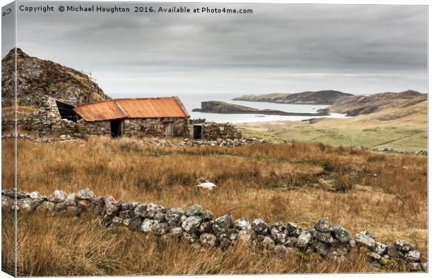 Oldmoreshore Bay Canvas Print by Michael Houghton