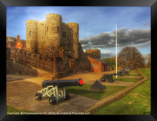 Rye castle (Ypre Tower) Rye Framed Print by Framemeplease UK