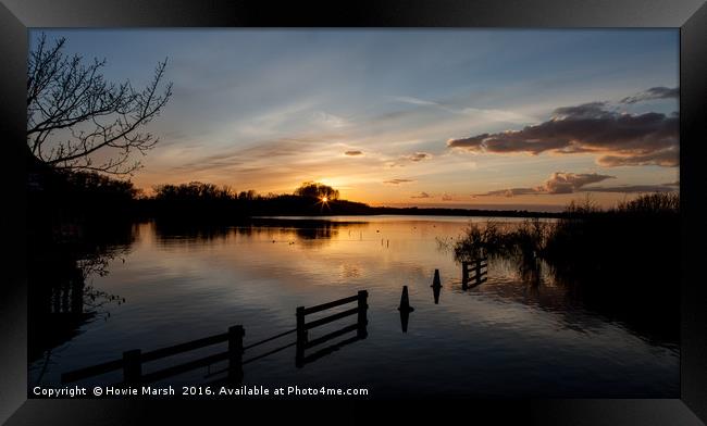 A Norfolk Dusk Framed Print by Howie Marsh