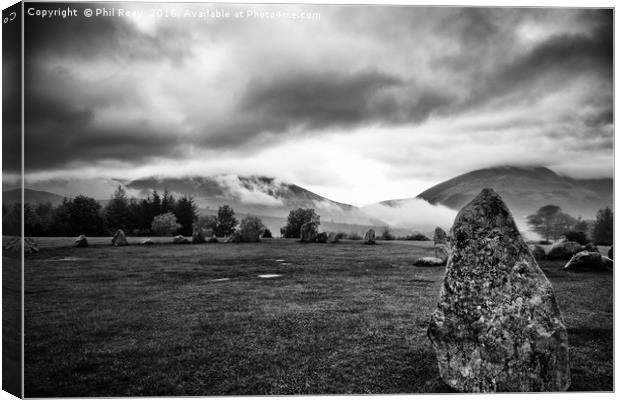 Castlerigg Stone Circle Canvas Print by Phil Reay