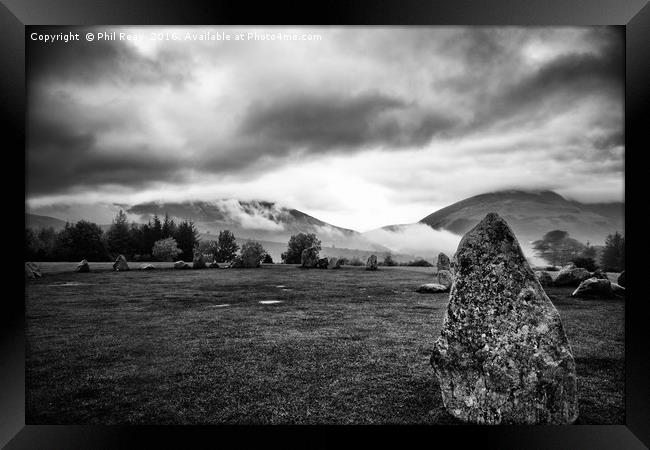 Castlerigg Stone Circle Framed Print by Phil Reay