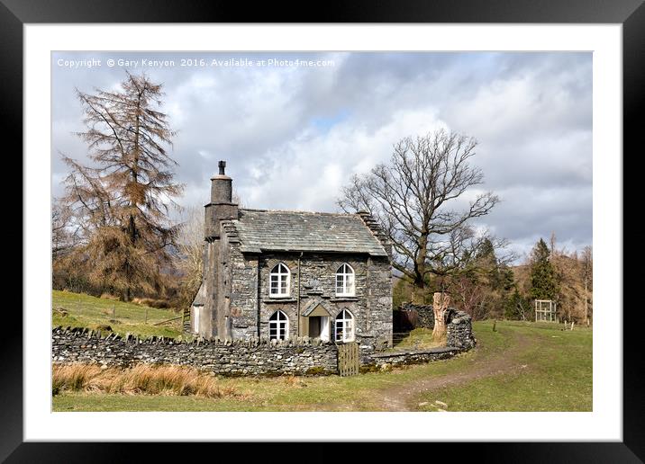 Rose Castle Cottage Framed Mounted Print by Gary Kenyon