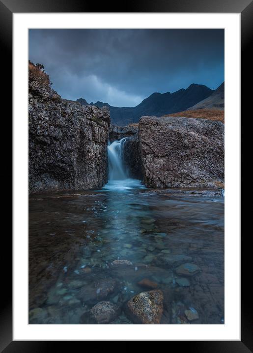 The Fairy Pools 2 Framed Mounted Print by Paul Andrews