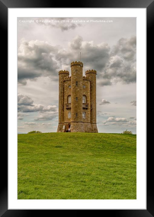 Broadway Tower, Broaway Hill, Worcestershire, UKUK Framed Mounted Print by Pauline Tims